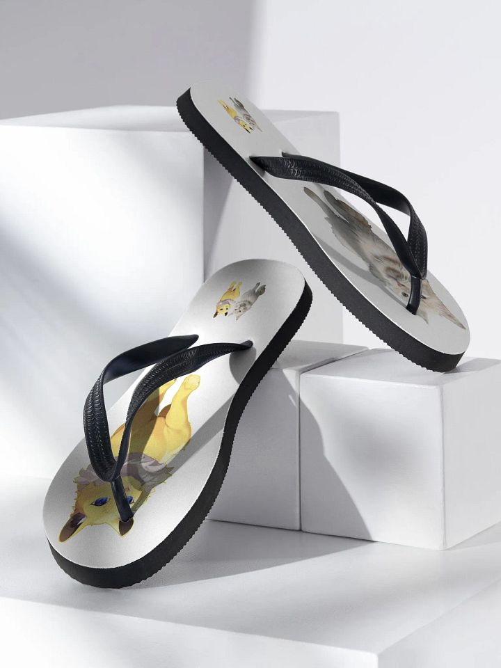 Anime Mirrored Sage! Flip Flops product image (2)