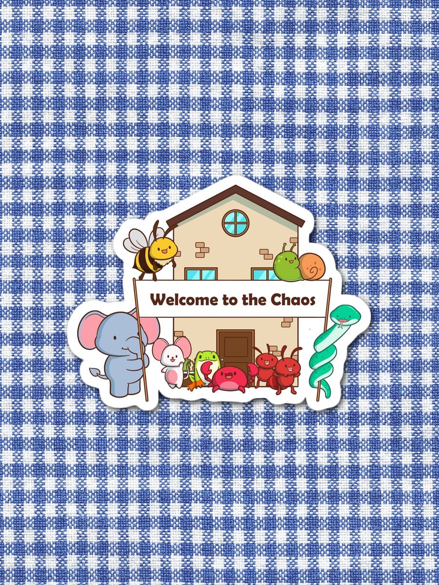 Welcome to the Chaos Sticker product image (1)