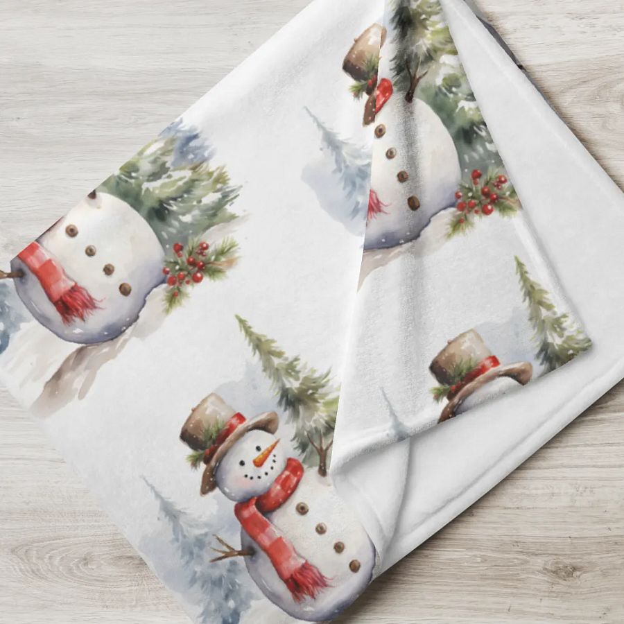 Snowman Blanket product image (5)