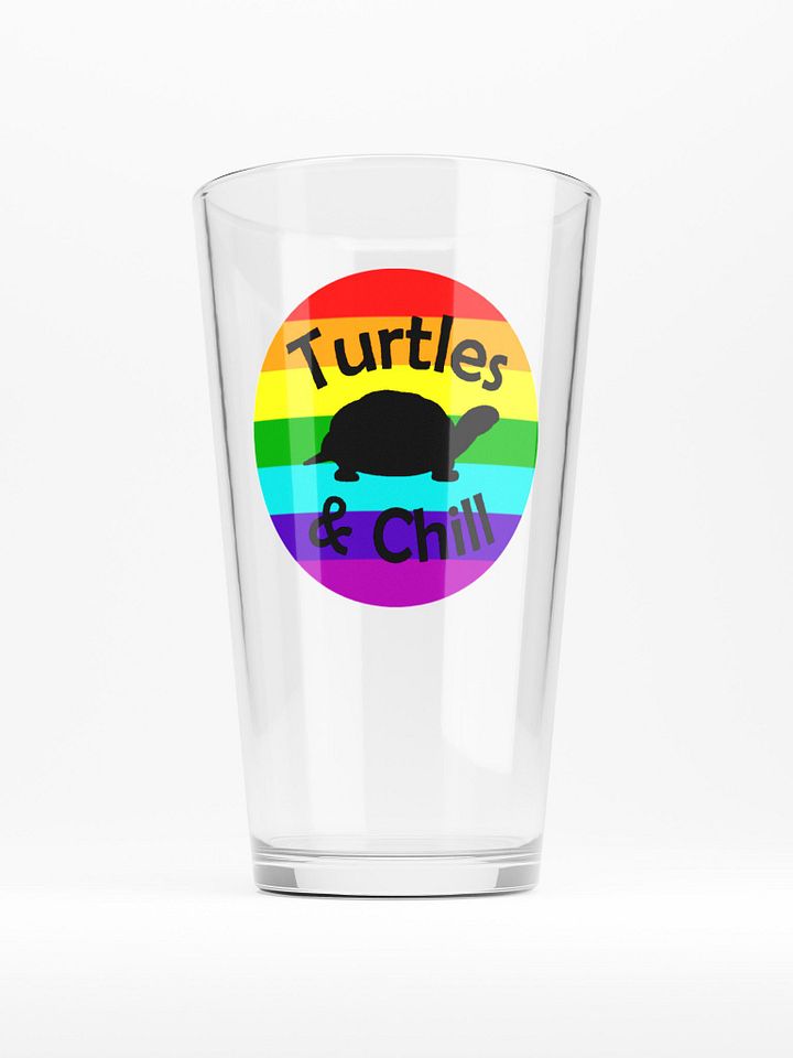 Turtle Pride Pint Glass product image (1)
