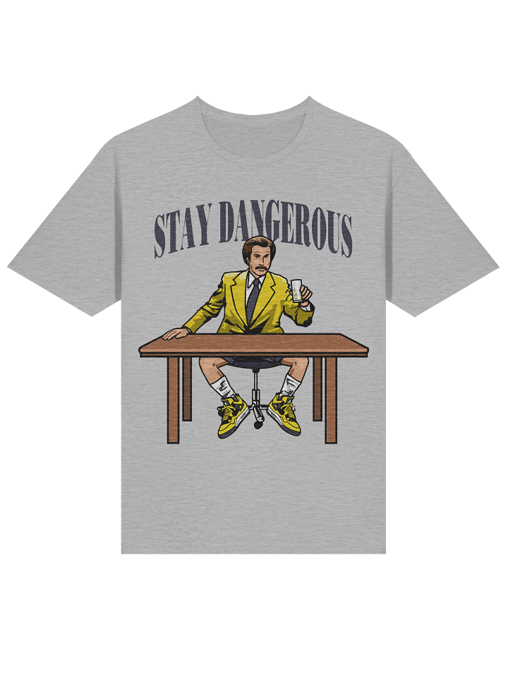 Stay Dangerous – Retro Yellow Suit Edition – Gildan Softstyle T-Shirt product image (2)