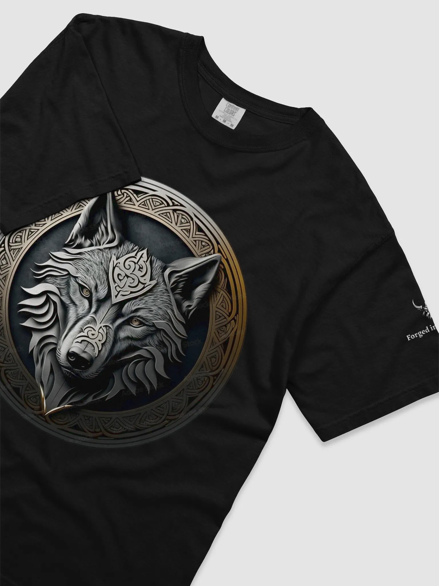 The Valhalla Wolf Men's Viking T-Shirt product image (44)