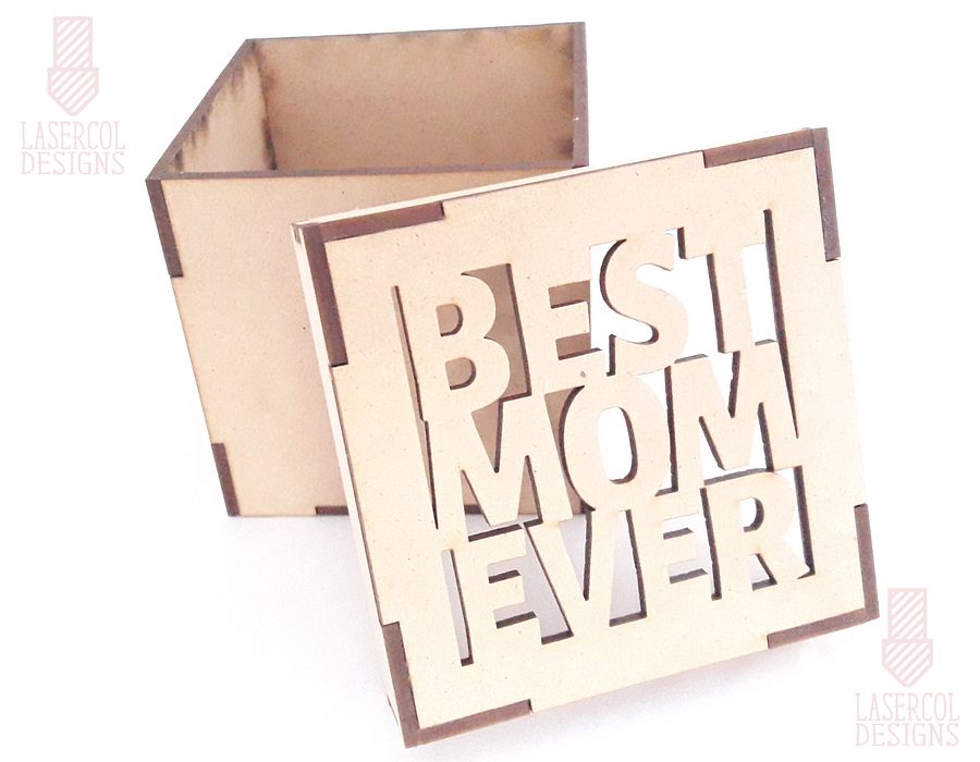 Mother's Day Gift Box (4 Styles) - Laser Cut Files product image (6)