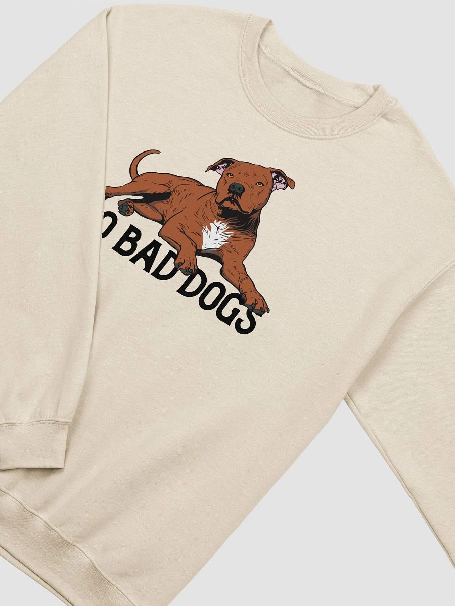 No Bad Dogs Sweatshirt of a Pitbull Terrier (Red) | Funny Shirt for Pittie and Staffordshire Owners product image (21)