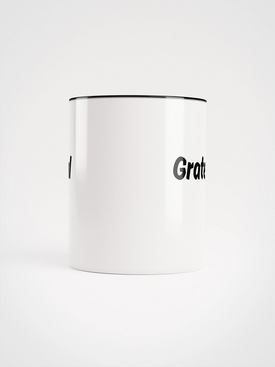 “Grateful” Upbeat White Mug with Color product image (52)