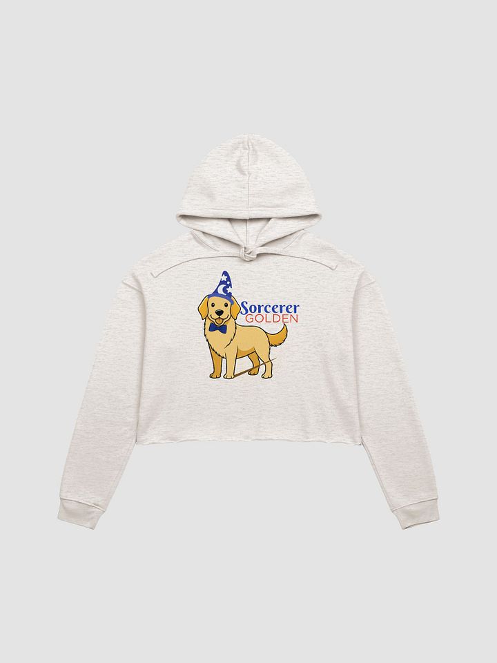 Sorcerer Golden Crop Hoodie – Mickey Magic Meets Man's Best Friend product image (3)