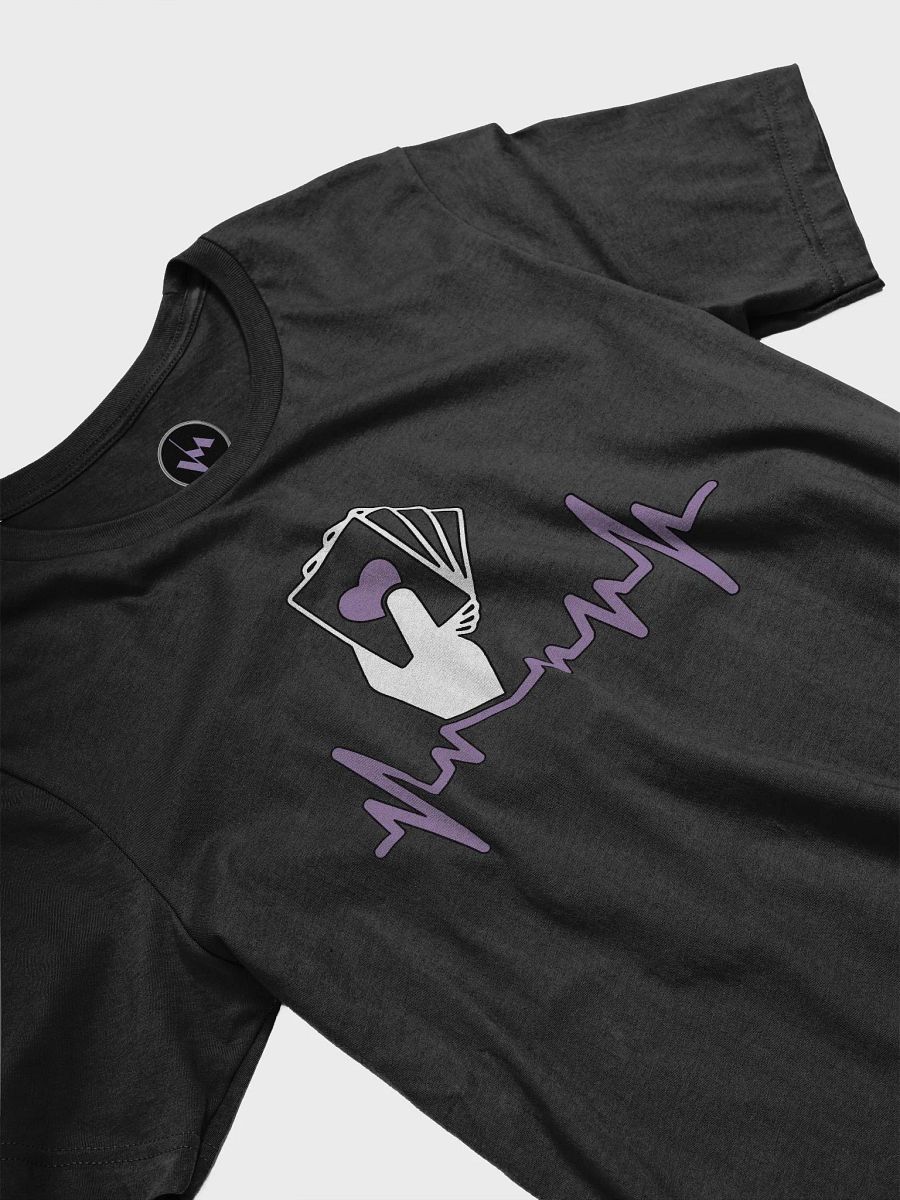 Poker Life Heartbeat Unisex tee product image (5)