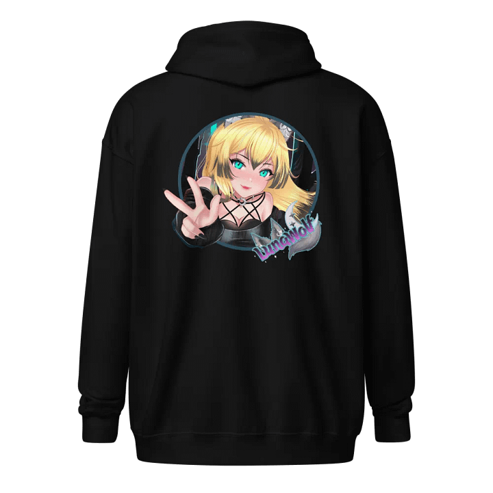 Luna Wolf Zip Hoodie product image (1)
