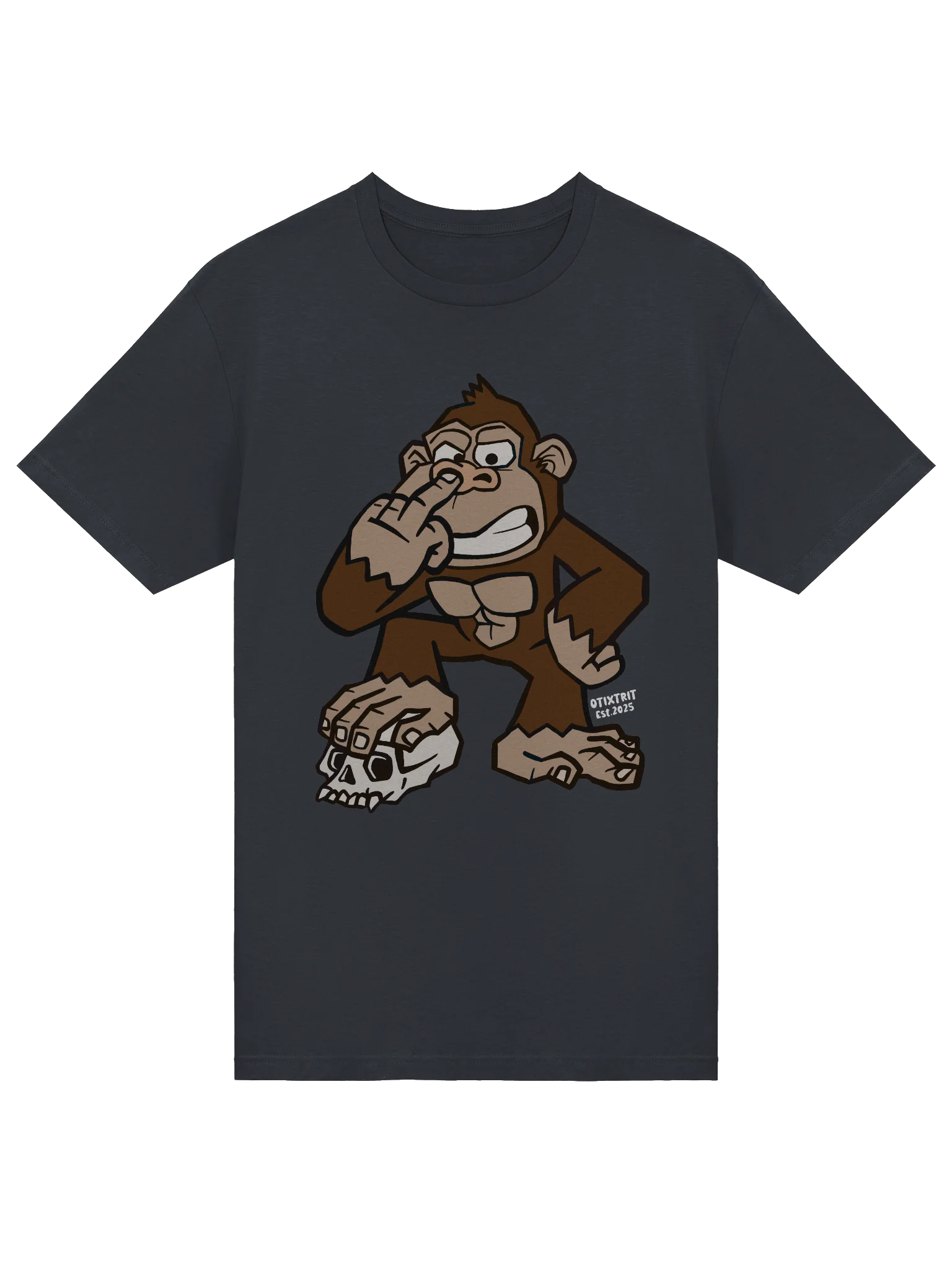 Rebellious MONKEY Middle Finger T-Shirt product image (15)