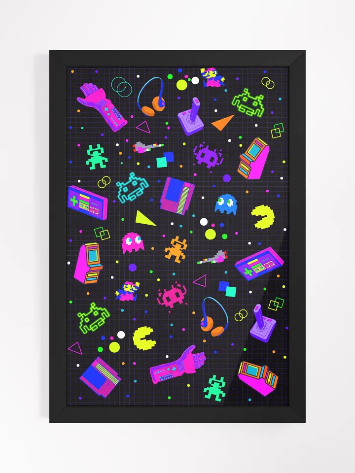 8-Bit Memories Framed Print product image (2)