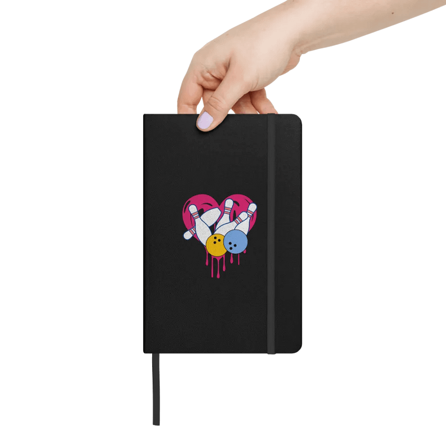 Heart Bowling Strike of Creativity Hardcover Notebook product image (6)