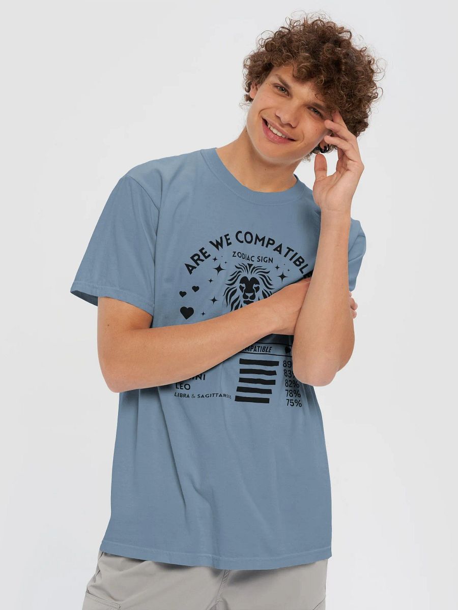 Leo Zodiac Sign Romantic Compatibility T-Shirt - Light Comfort Colors 1717 product image (46)
