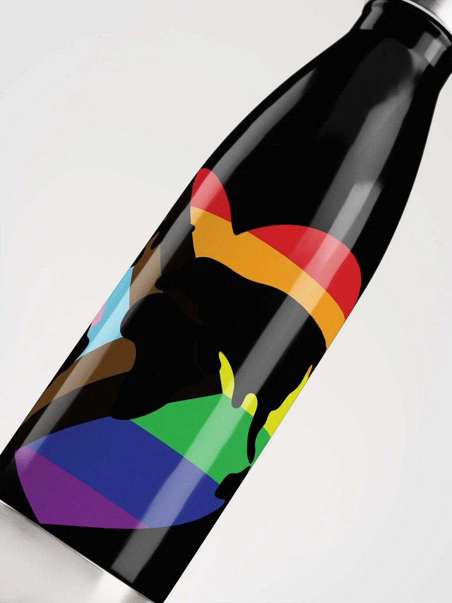 Rainbow Heart Stainless Steel Water Bottle product image (5)