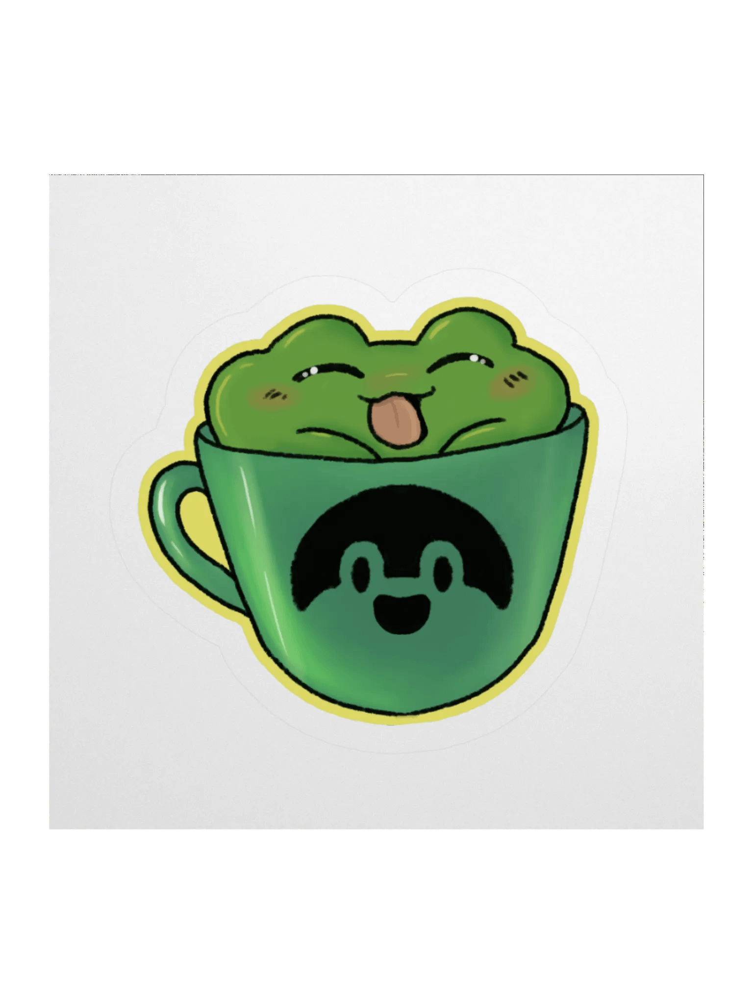 Froggycino Vinyl Sticker product image (1)