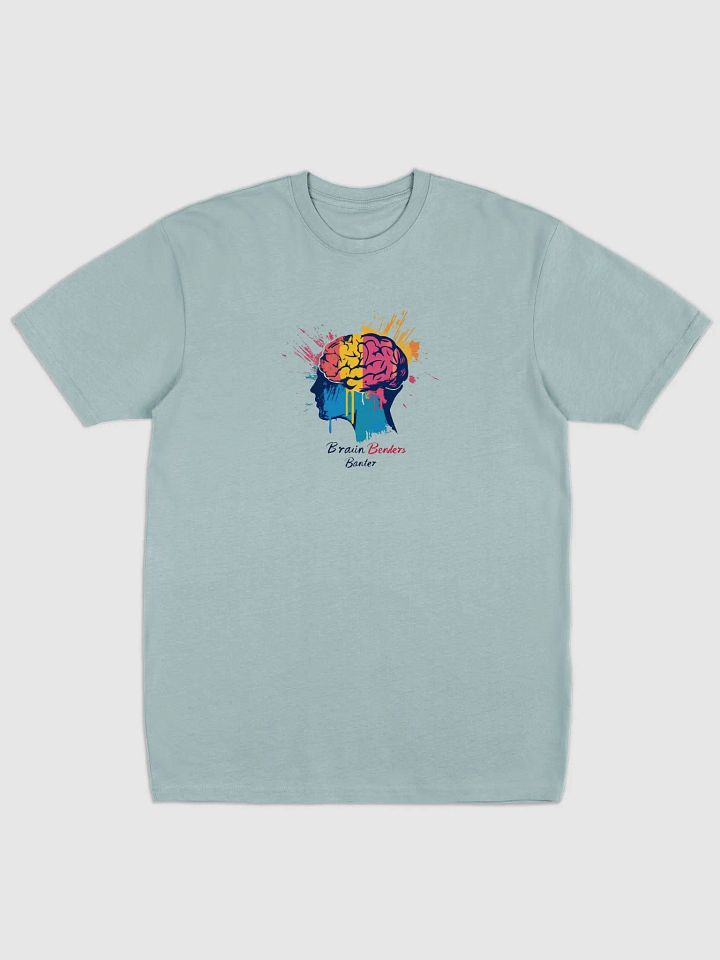 Brain Benders Banter Tee – Colorful Brain Design 🧠✨ product image (1)