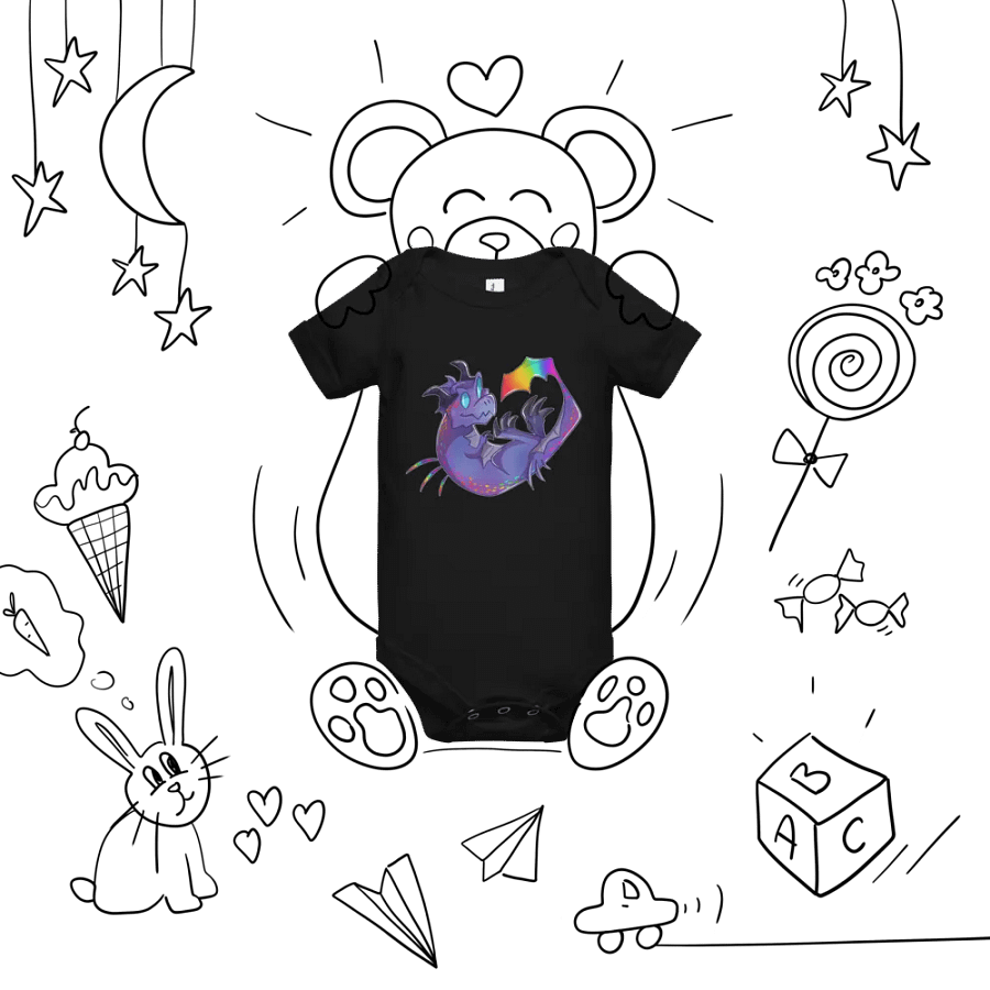 Rainbow Nycta Baby Onesie product image (7)