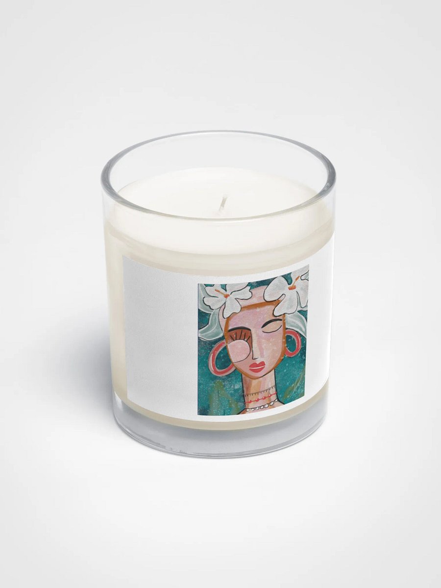 Unscented Soy Wax Candle - Flower Girl 1 (white) product image (2)