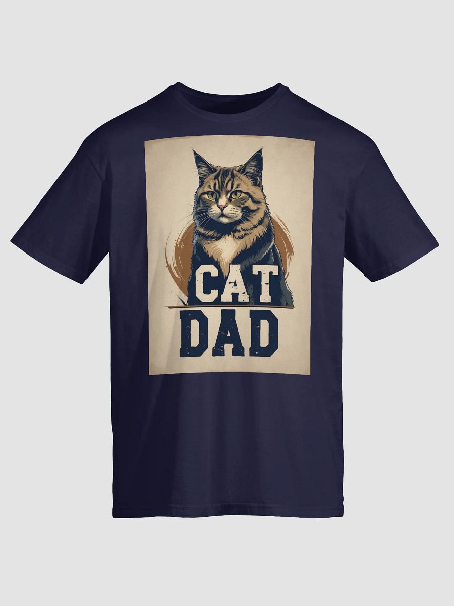 Cat Dad Pride – Rugged Feline Art product image (2)