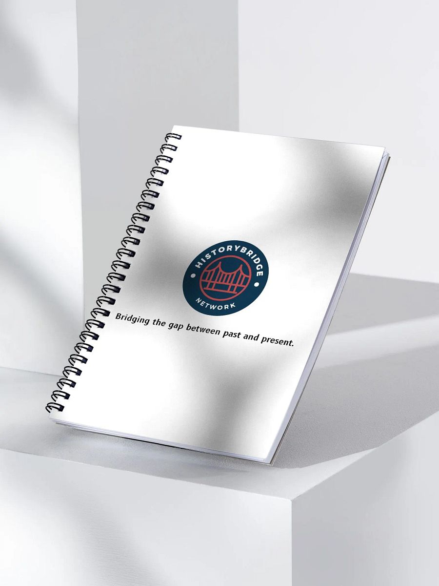 HistoryBridge Emblem Spiral Notebook product image (3)