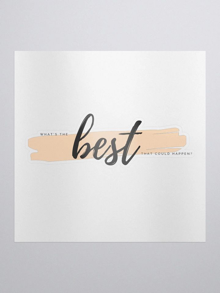 What's The Best Kiss-Cut Sticker product image (1)