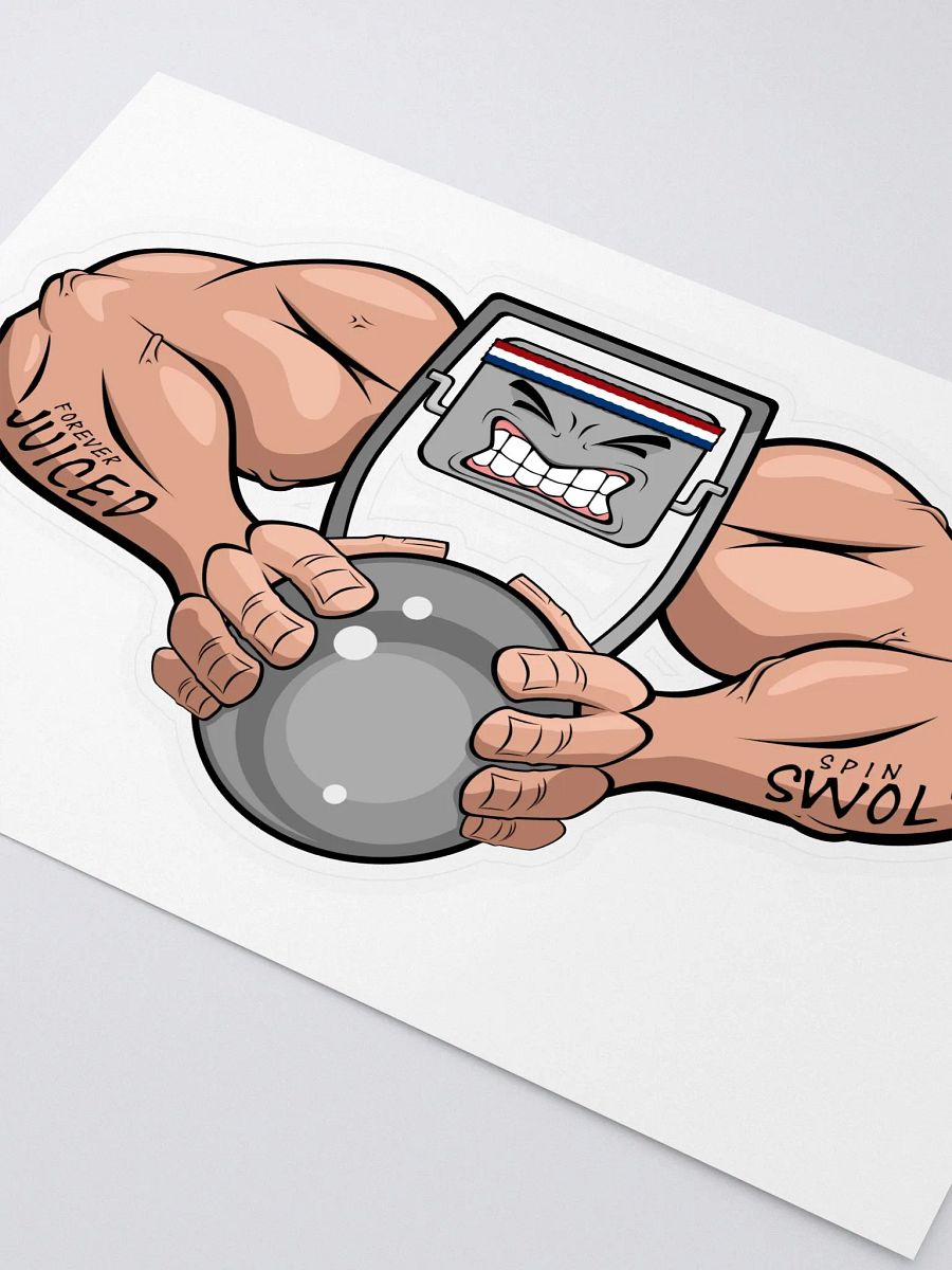 Big Ol' Ripped Spinner Sticker product image (2)