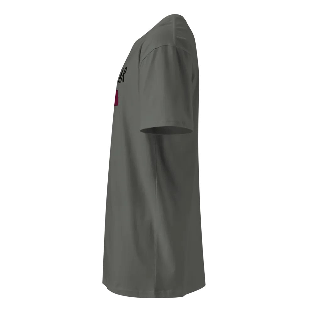 Qatari Flag Unisex Premium Tee product image (4)