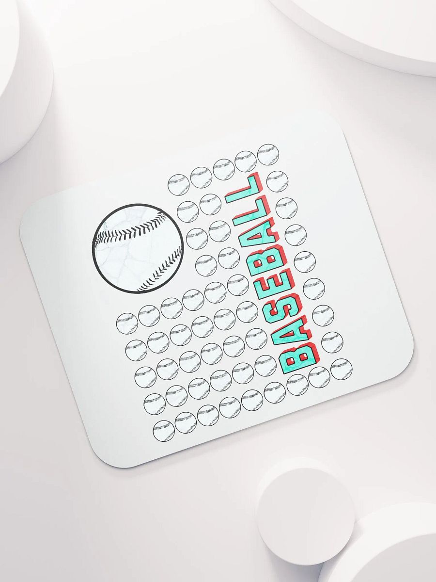 US Flag Baseball Vintage Pattern Mouse Pad product image (5)