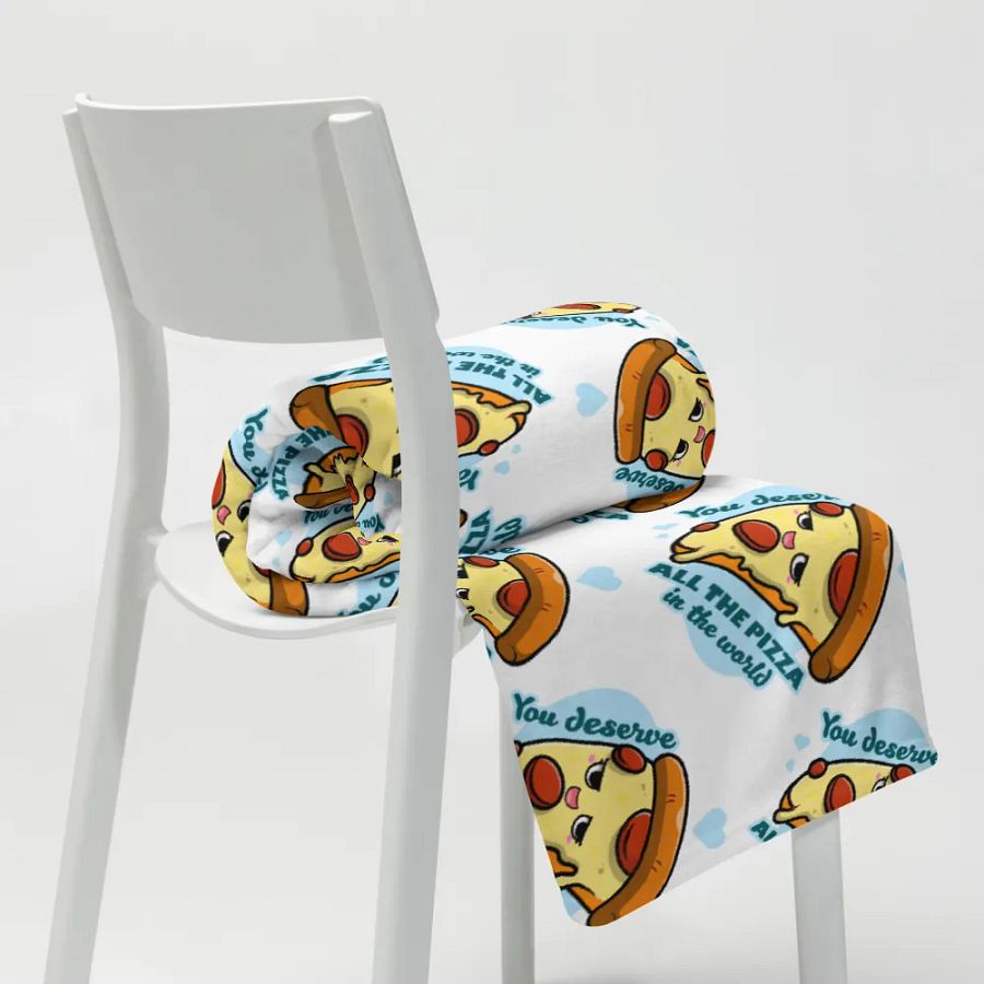 Pizza Fiesta Throw Blanket product image (10)