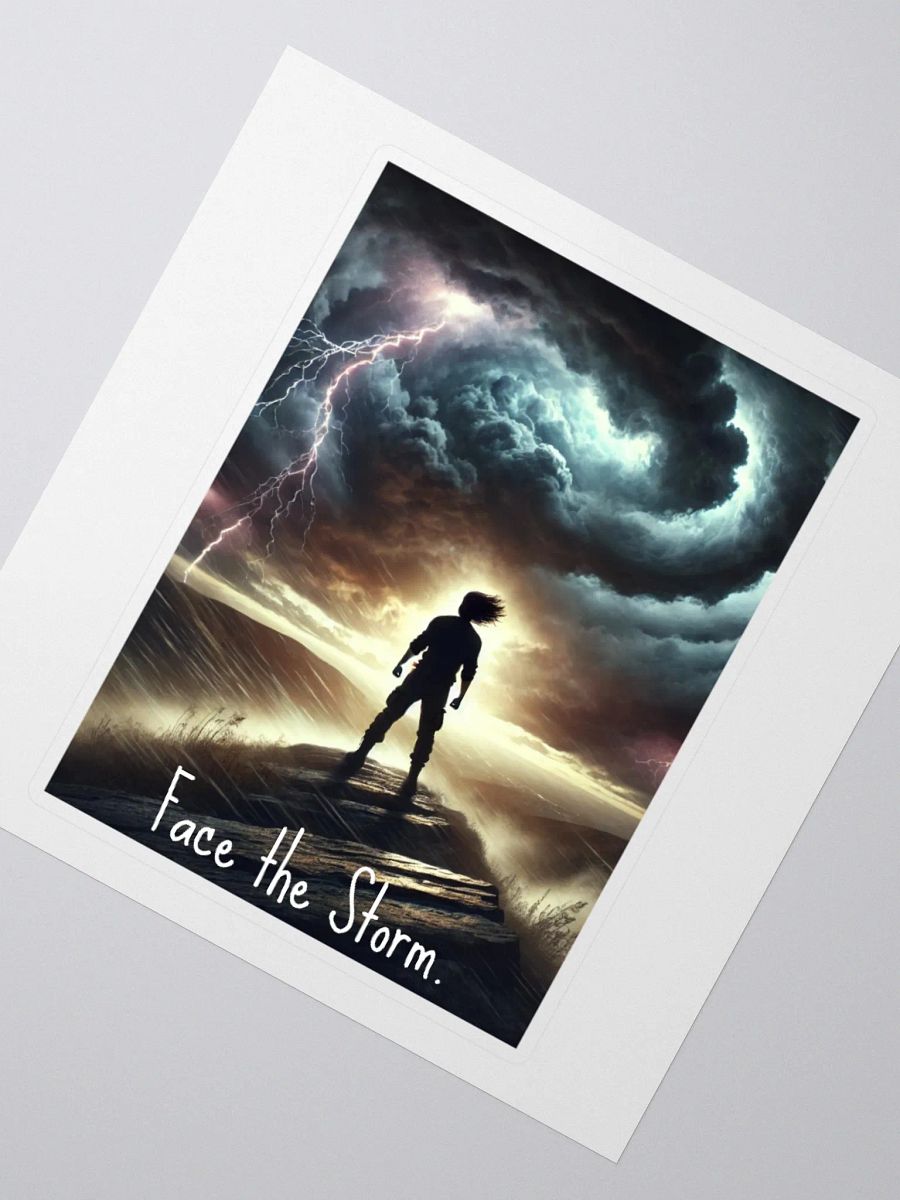 Face the Storm. Stickers product image (5)