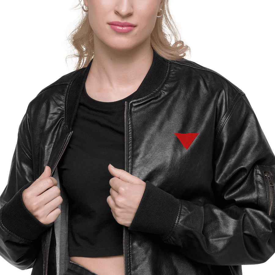Palestinian Resistance Triangle Jacket Leather product image (2)