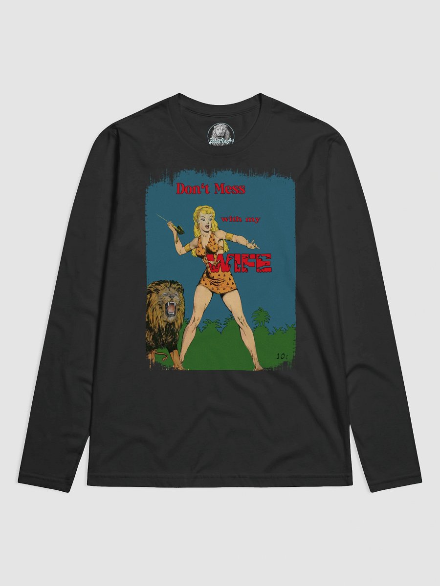 Don't Mess with My Wife Shirt 🦸‍♂️ | Funny Comic Book Husband Tee | Bold Graphic Men's T-Shirt | Protective Spouse Gift Idea | Hero Style product image (2)