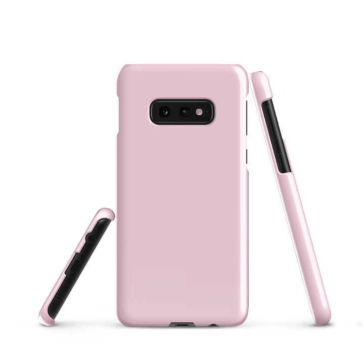 Baby Pink Solid Color Samsung® Glossy Snap Case product image (2)