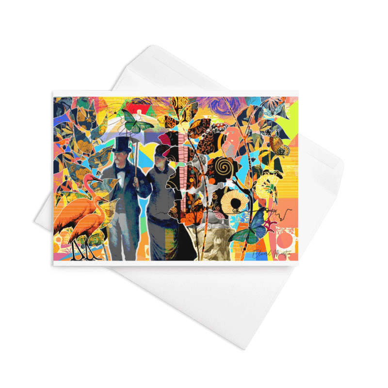 Surreal Umbrella Fantasy Greeting Card product image (1)