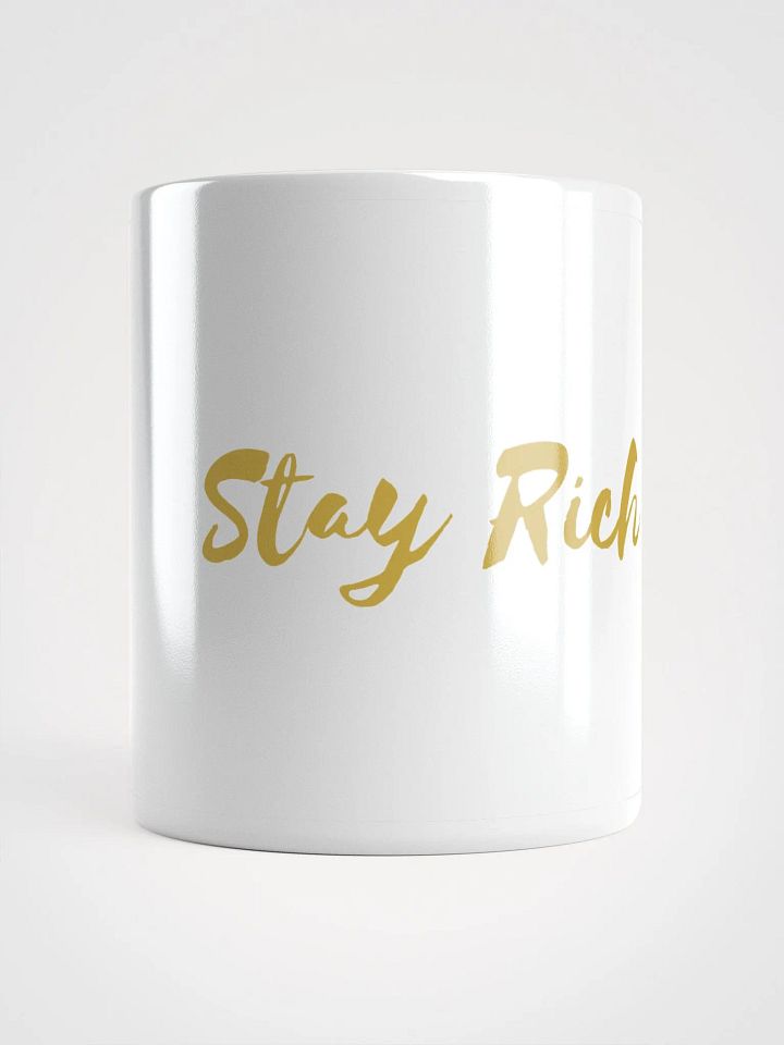 Stay Rich Gold Cursive Mug product image (1)
