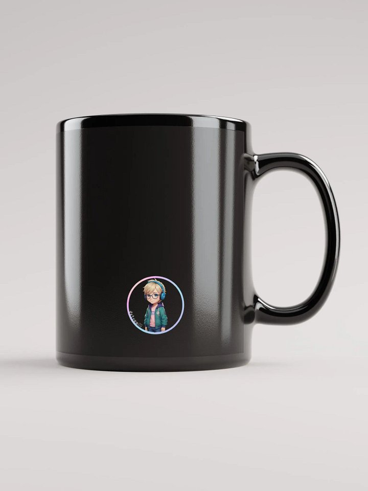 attitude daddy <3 mug- black product image (2)