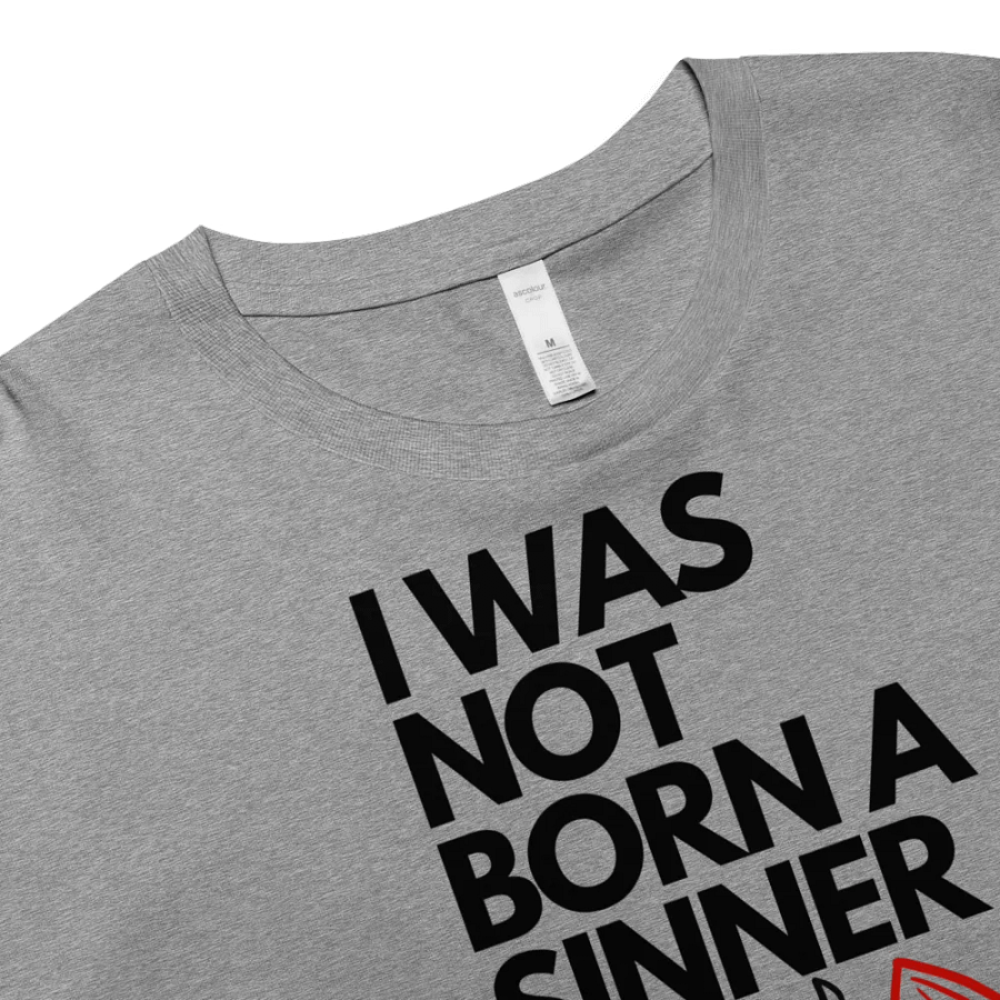I Was Not Born a Sinner Crop Top product image (52)