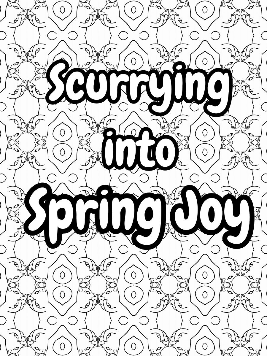 Spring into Spring Coloring Book for Adults product image (3)