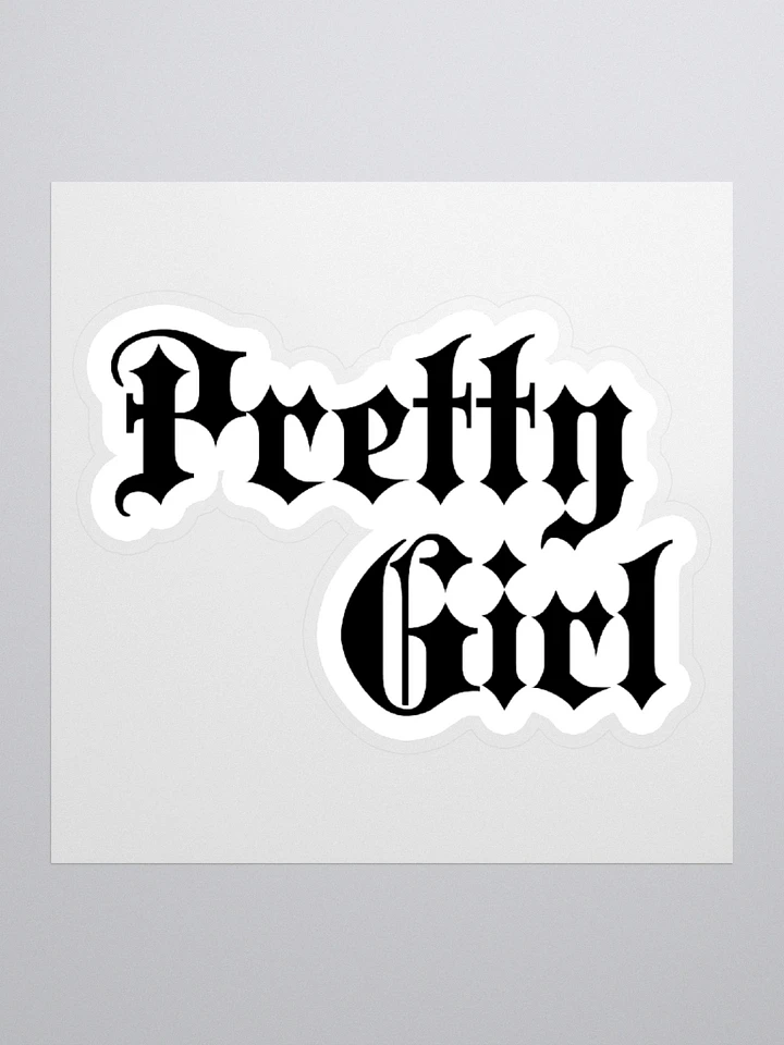 Pretty Girl Sticker product image (1)