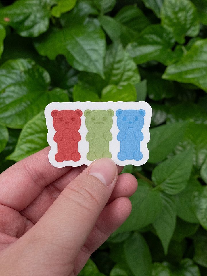 Gummy bear sticker product image (2)