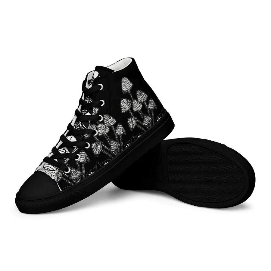 Striped Mushroom Men's High Tops product image (12)