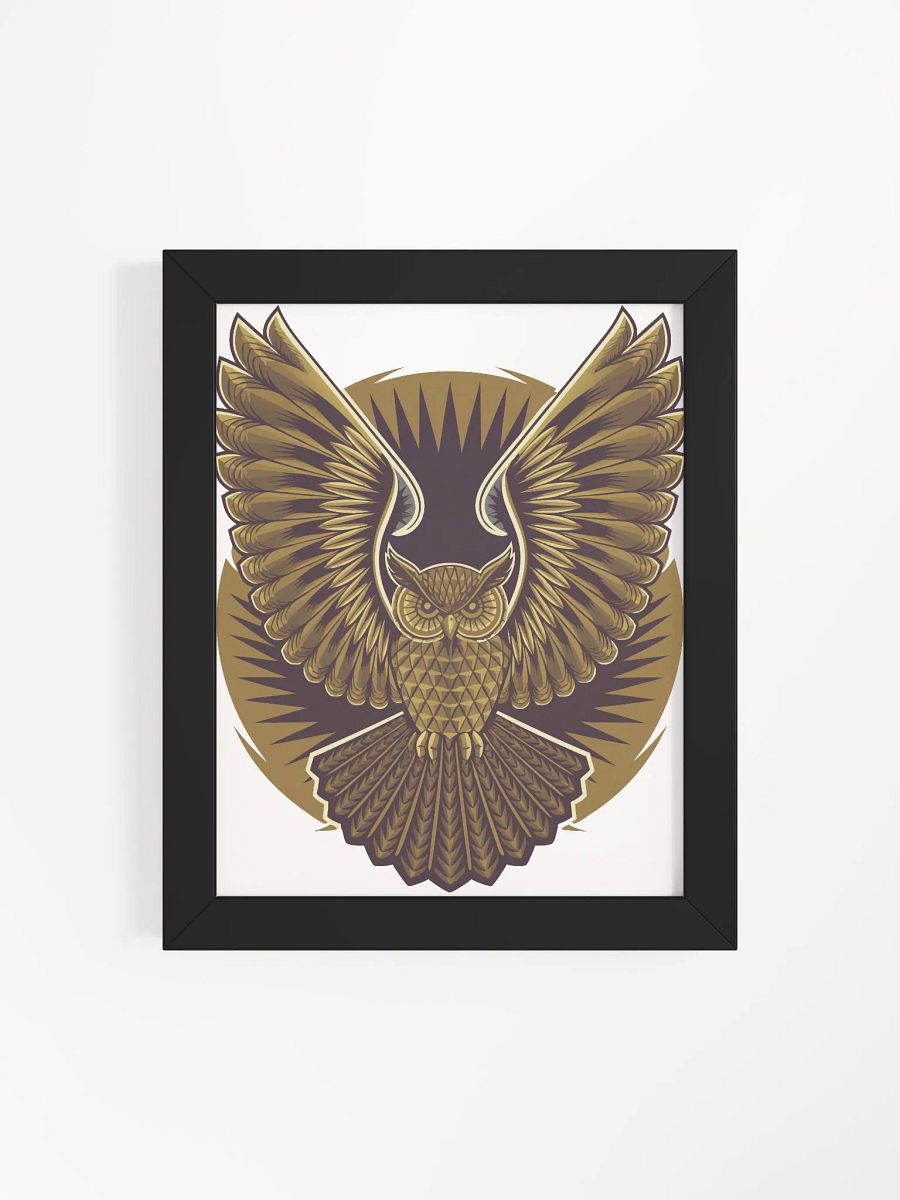 Majestic Golden Eagle Framed Poster - A Symbol of Power and Freedom product image (91)