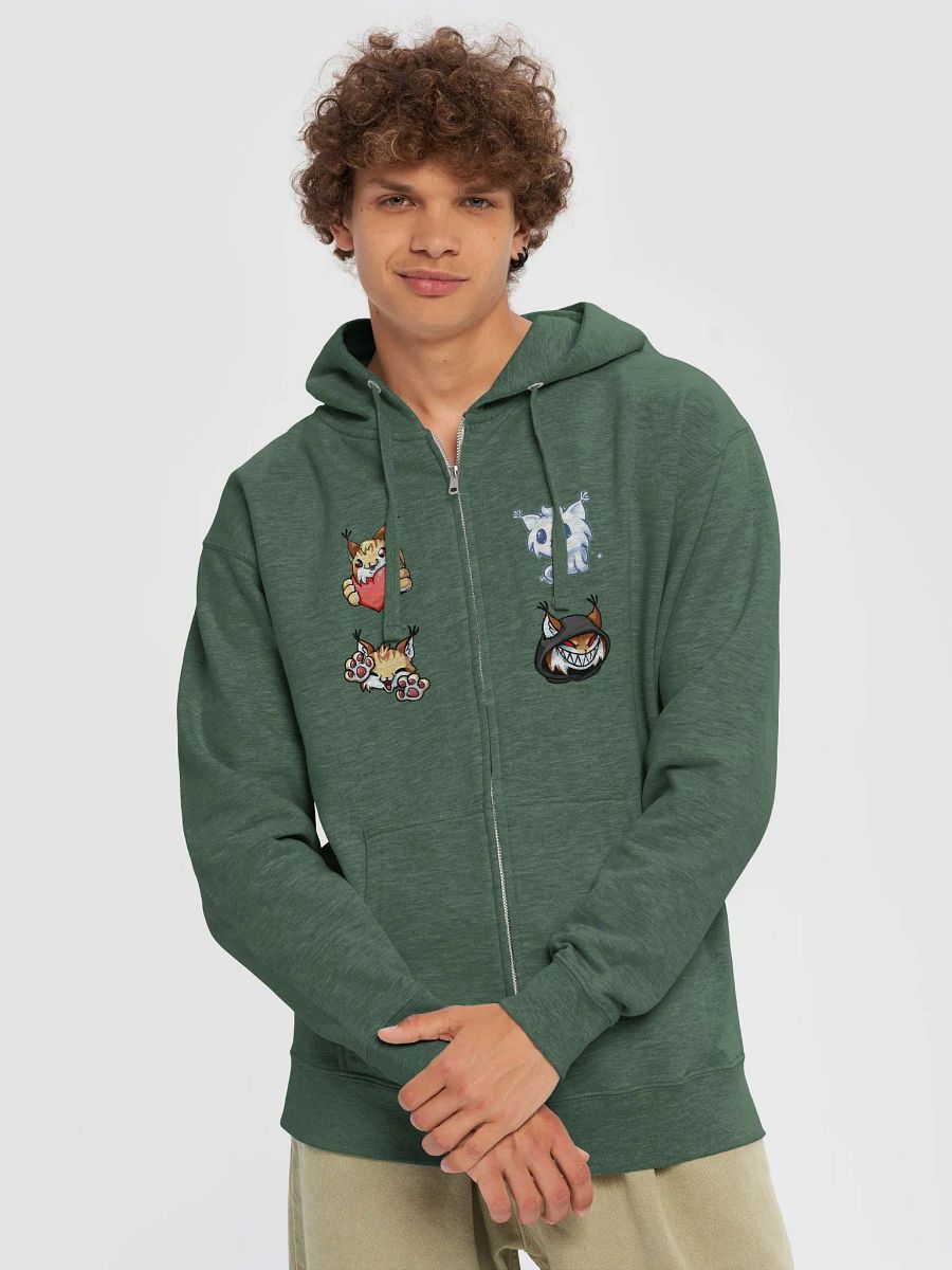 Independent Trading Co. Fleece Zip Up EMOTES Hoodie product image (18)