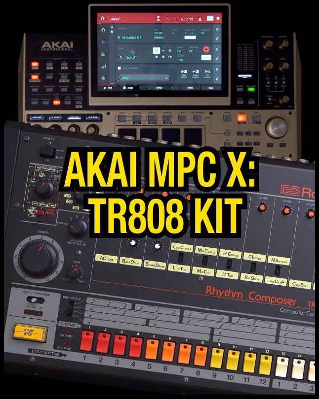 Akai MPC X: TR808 Kit product image (1)