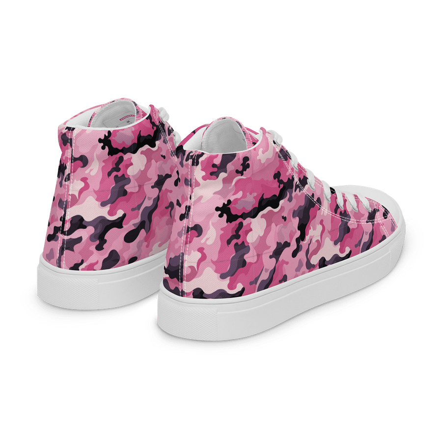Pink Camouflage Women Sneakers product image (7)