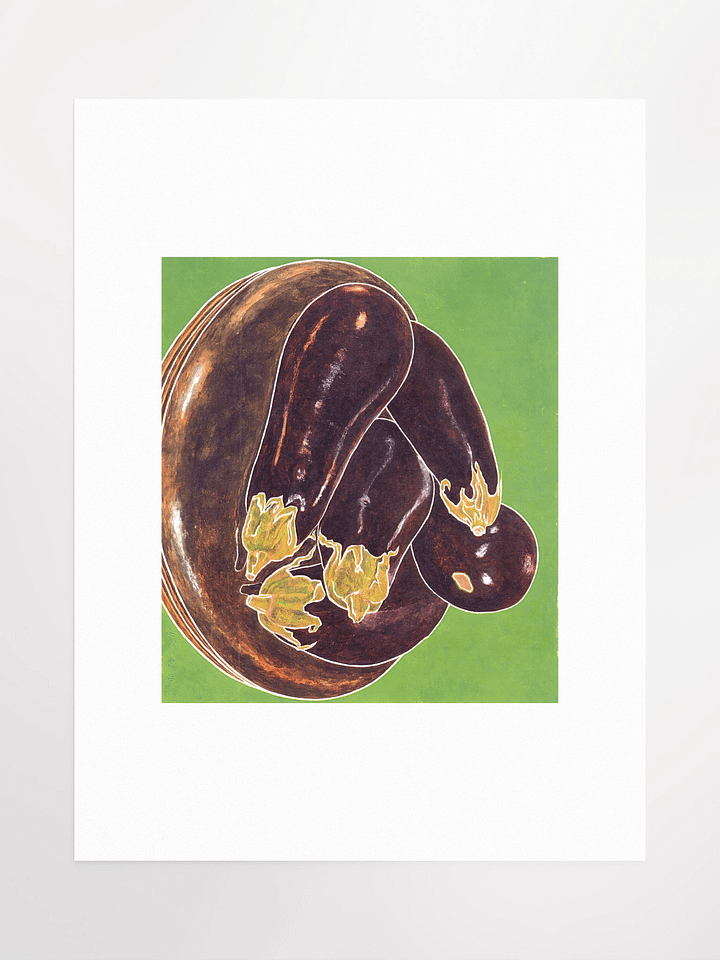 Eggplant and Piano Stool 04.02.06 Print product image (2)