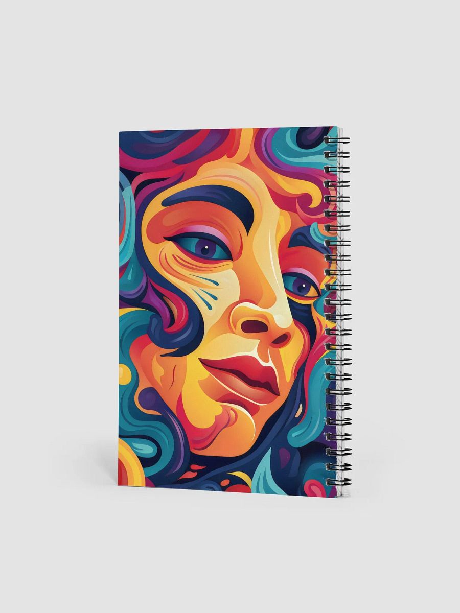 Psychedelic Portrait Spiral Notebook product image (2)