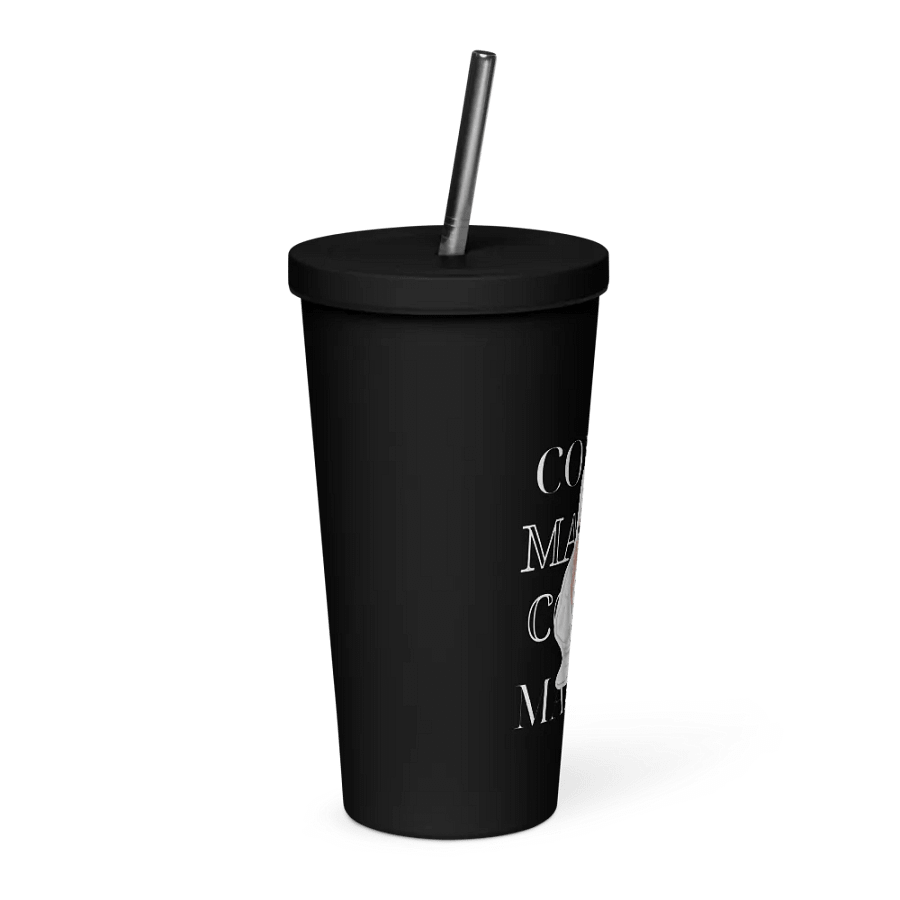 Makeup & Coffee Tumbler With Straw product image (6)