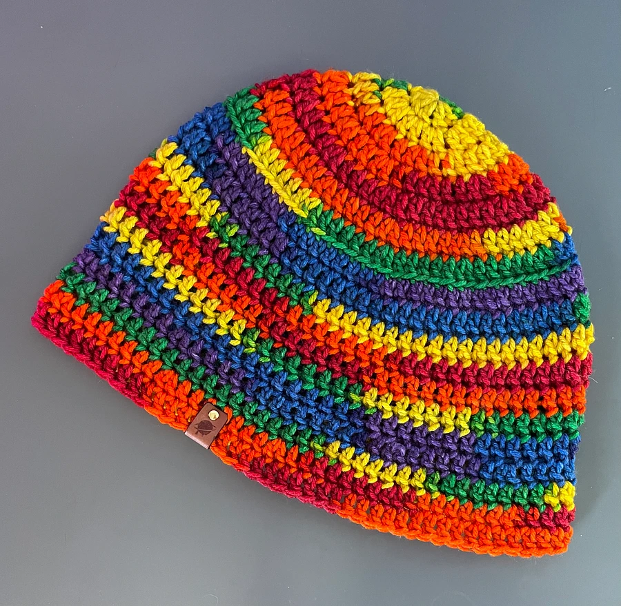Pride Flag Crochet Bucket Hat product image (2)
