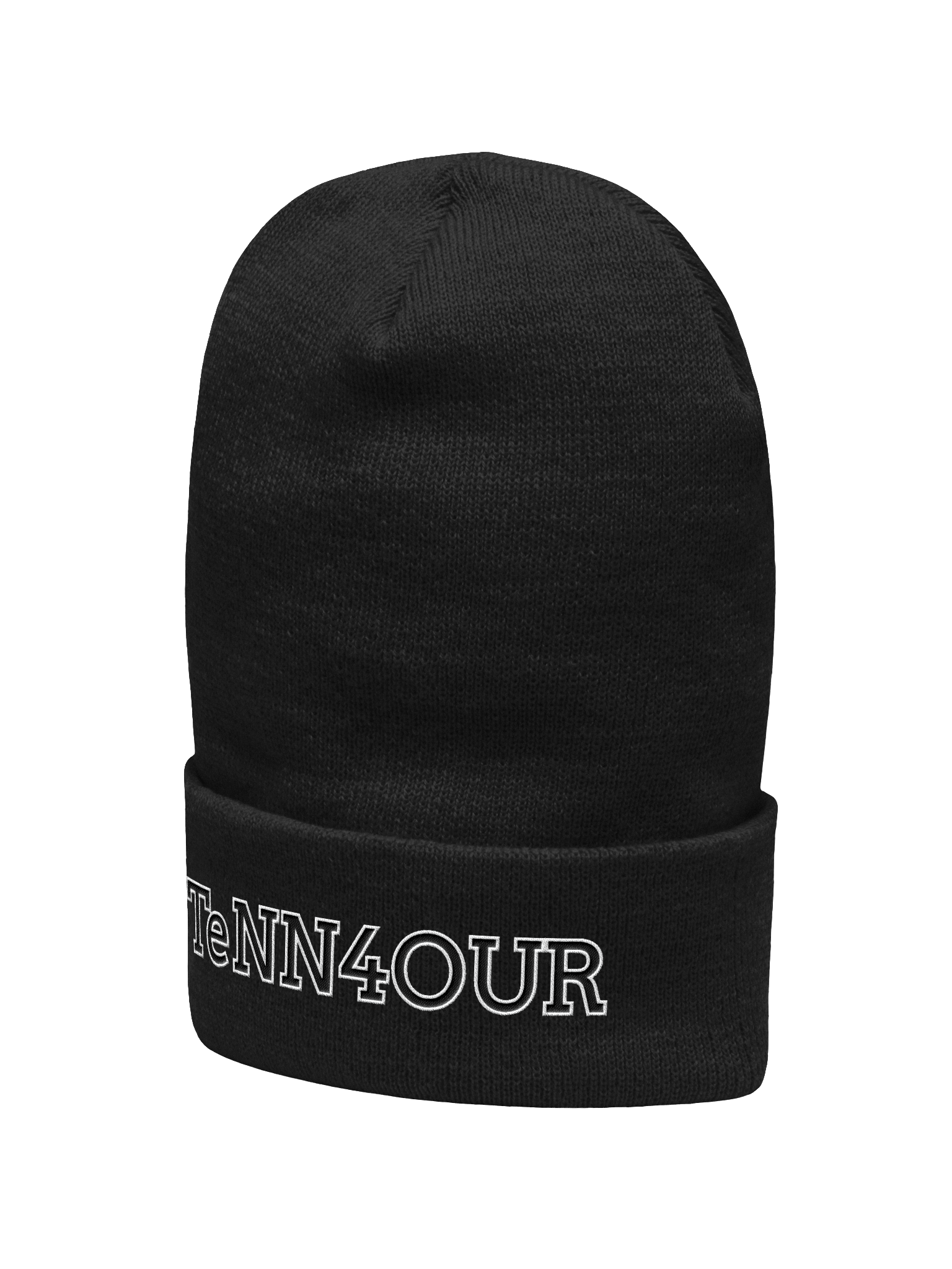 Embroidered White Outline Beanie product image (6)