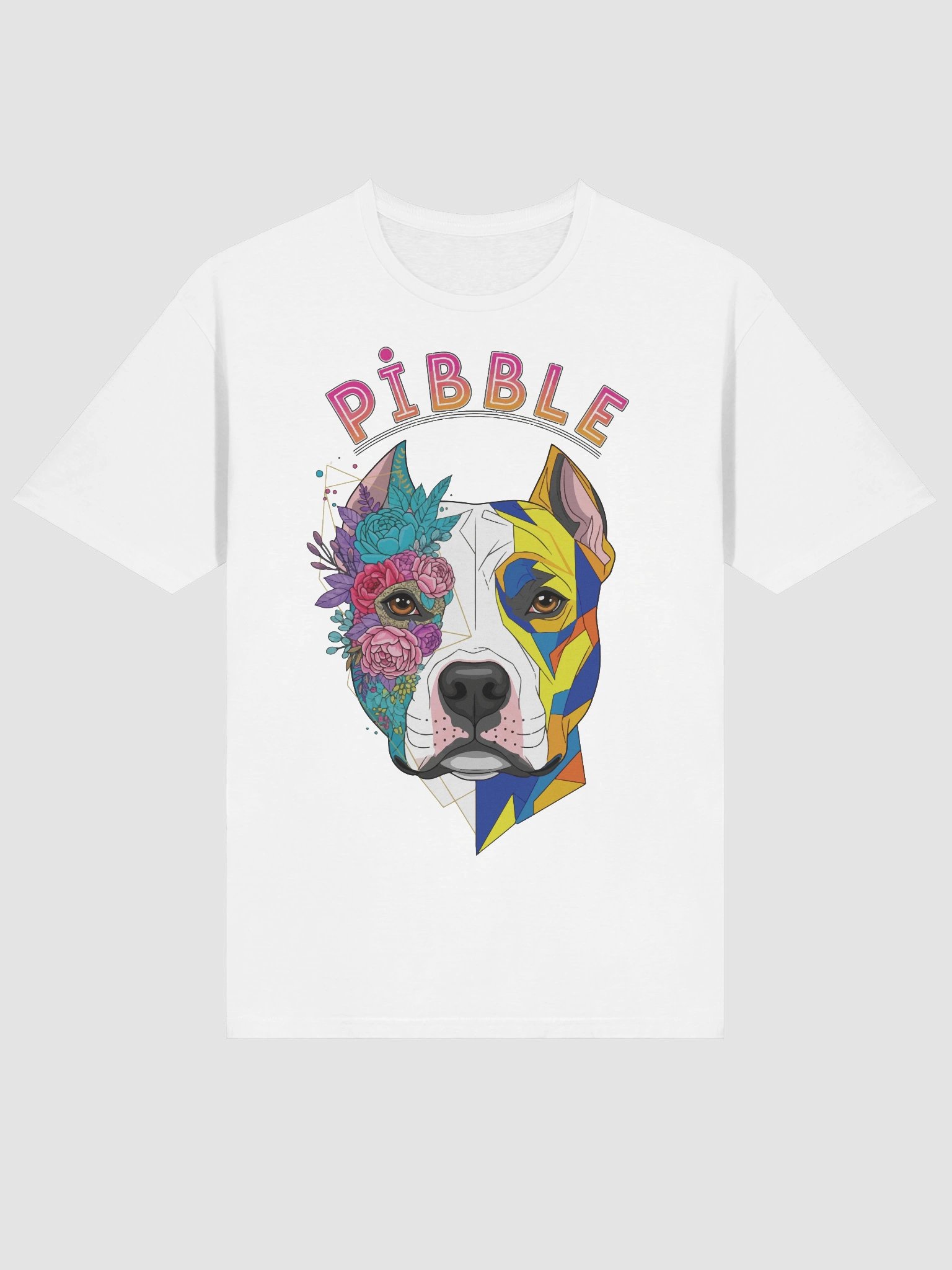Pibble Floral and Geometric T-Shirt - Softstyle * product image (4)
